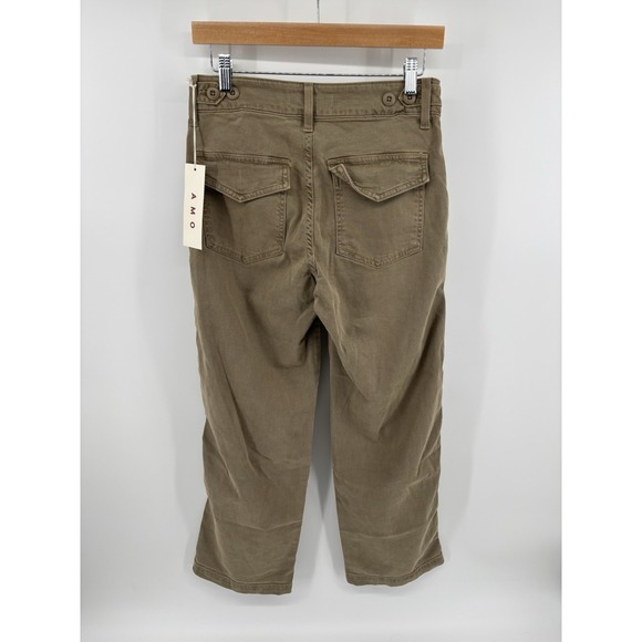 NWT AMO Easy Army Slouch Trouser Pant Sz 25 (meas 28) Thyme MSRP $302 - Picture 10 of 16
